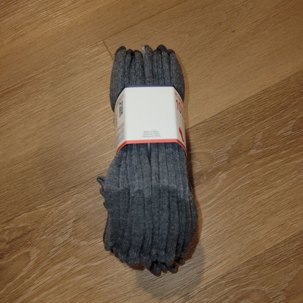 Fila Kids Socks Boys 10 Pack No Show Socks Shoe Sizes 4-10 Grey New - Picture 8 of 9